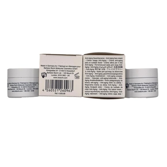 2X Dr. Barbara Strum Face Cream - 0.11oz / 3.5ml each New in Box - Picture 3 of 3